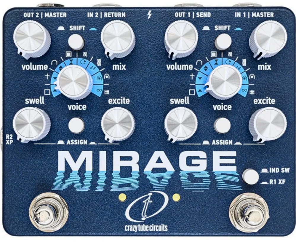 Crazy Tube Circuit Mirage Reverb - Reverb/delay/echo effect pedaal - Main picture