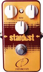 Overdrive/distortion/fuzz effectpedaal Crazy tube circuit STARDUST