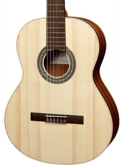 Klassieke gitaar 4/4 Cuenca 5A - Natural satin