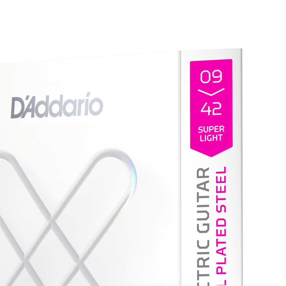 D'addario Jeu De 6 Cordes 09-42 Super Light Coated Electric Guitar Strings 2-pack - Elektrische gitaarsnaren - Variation 7