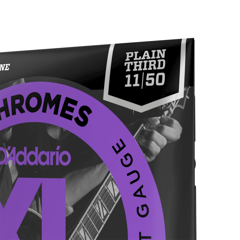 D'addario Jeu De 6 Cordes 11-50 Jazz Light, Plain Third, Xl Chromes Electric Guitar Strings - Elektrische gitaarsnaren - Variation 7