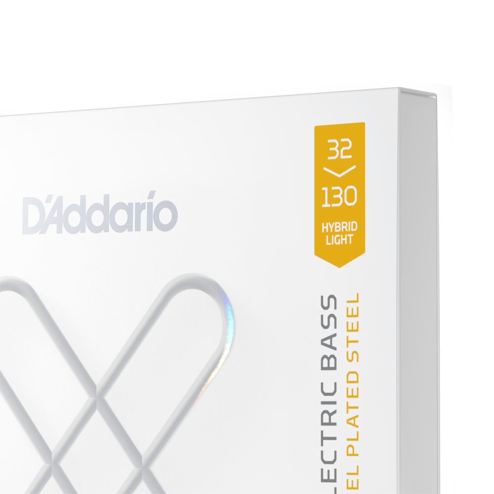 D'addario Jeu De 6 Cordes 32-130 Hybrid Light, Multiscale Coated Bass Strings - Elektrische gitaarsnaren - Variation 3
