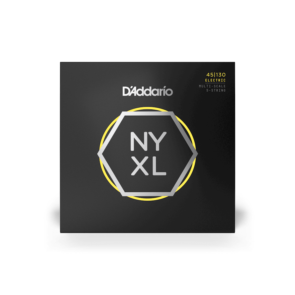 D'addario Jeu De 5 Cordes 45-130 Hybridlight 5-string, Multiscale, Nyxl Bass Guitar Strings - Elektrische gitaarsnaren - Variation 1