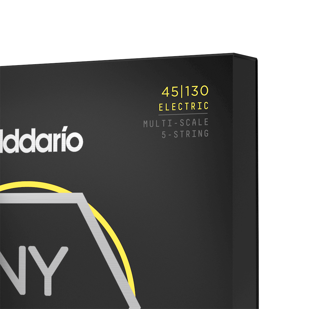 D'addario Jeu De 5 Cordes 45-130 Hybridlight 5-string, Multiscale, Nyxl Bass Guitar Strings - Elektrische gitaarsnaren - Variation 3