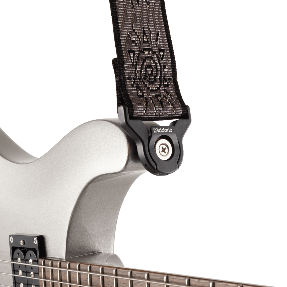 D'addario 50balpw03 Auto Lock Vintage Planet Waves, Suns Silver - Gitaarriem - Variation 2