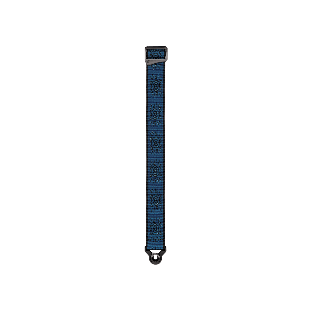 D'addario 50balpw04 Auto Lock Vintage Planet Waves, Suns/blue - Gitaarriem - Variation 1