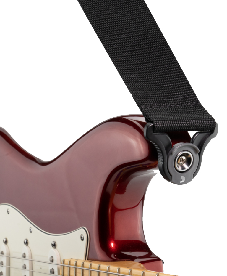 D'addario Auto Lock Polypro Guitar Strap Pwsal400 5cm Black - Gitaarriem - Variation 1
