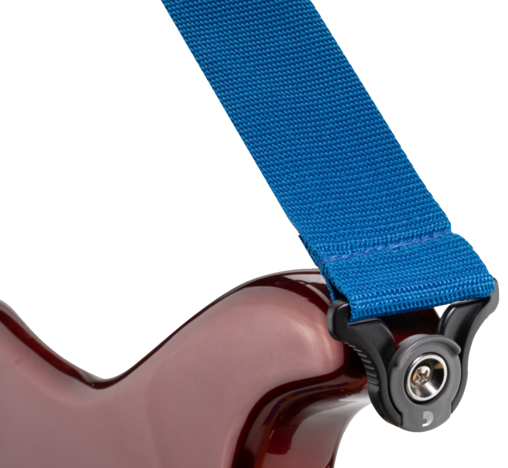 D'addario Auto Lock Polypro Guitar Strap Pwsal402 5cm Blue - Gitaarriem - Variation 1