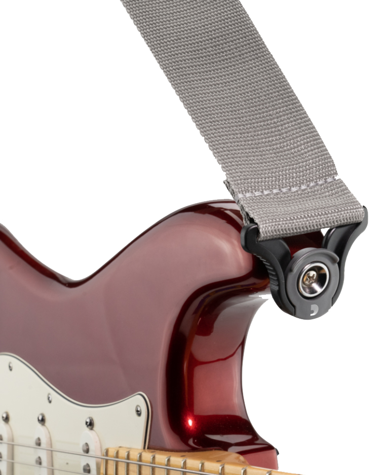 D'addario Auto Lock Polypro Guitar Strap Pwsal405 5cm Silver - Gitaarriem - Variation 1