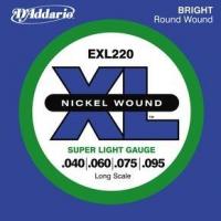 EXL220 Bass(4) Nickel Wound 40-95 - set van 4 snaren