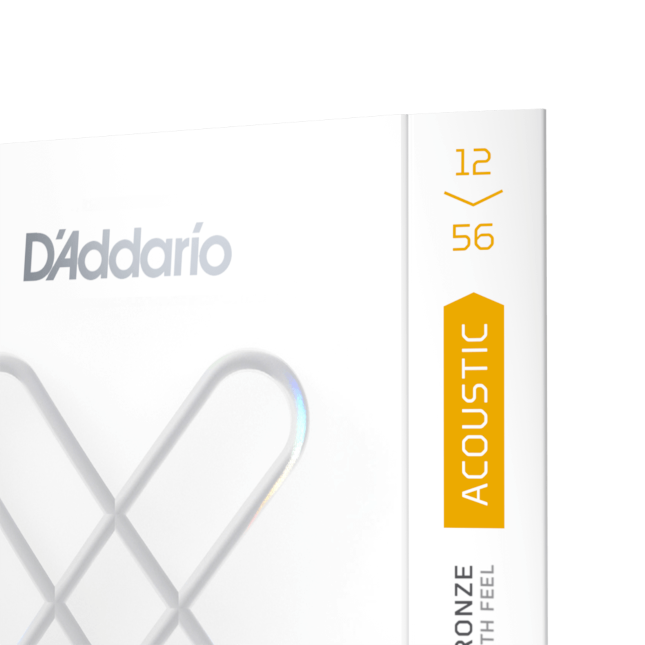 D'addario Cordes Xs 80/20 Bronze Avec RevÊtement Pour Guitare Acoustique, 12-56 AiguËs Light/graves Medium - Westerngitaarsnaren - Variation 1