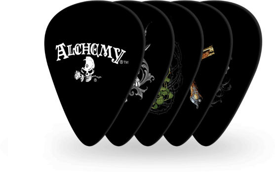 D'addario 1cwh4-01al Alchemy Picks Skull Collection - Plectrum - Main picture