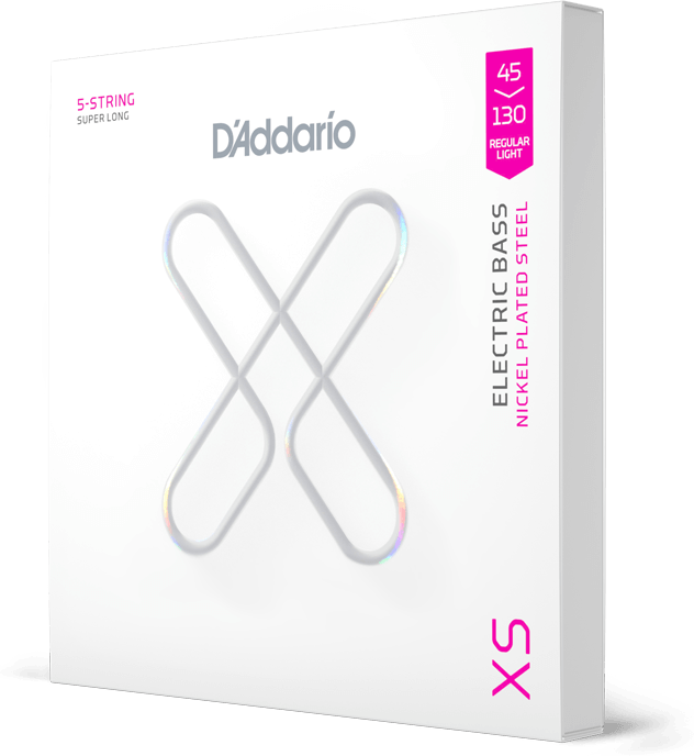 D'addario 45-130 Regular Light, Super Long Scale Coated Bass Strings - Elektrische gitaarsnaren - Main picture
