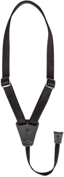 D'addario Eco-comfort Ukulele Strap Black - Toebehoren voor andere snaarinstrumenten - Main picture