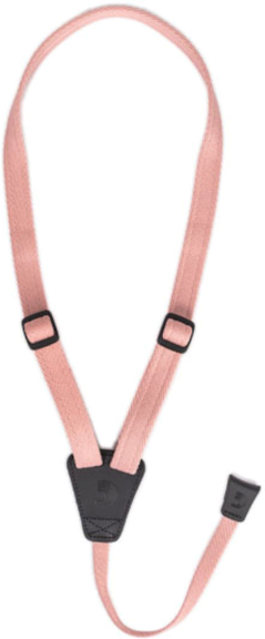 D'addario Eco-comfort Ukulele Strap Coral - Toebehoren voor andere snaarinstrumenten - Main picture