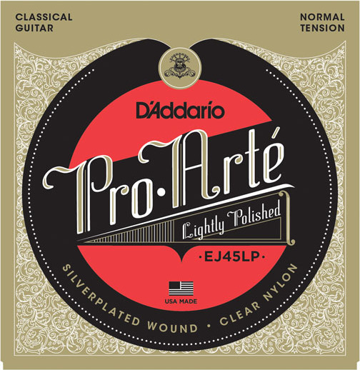 D'addario Jeu De 6 Cordes Ej45lp Pro Arte Classical Lightly Polished - Normal Tension - Nylonsnaren voor klassieke gitaar - Main picture