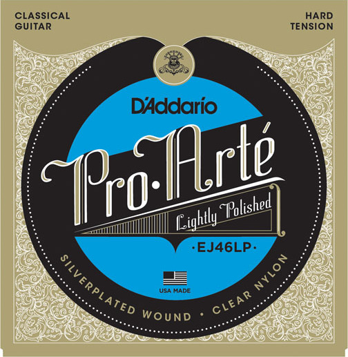 D'addario Jeu De 6 Cordes Ej46lp Pro Arte Classical Lightly Polished - Hard Tension - Nylonsnaren voor klassieke gitaar - Main picture