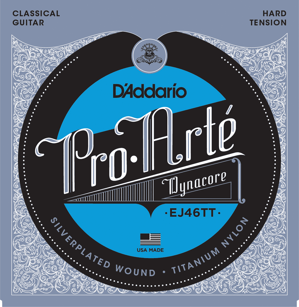 D'addario Jeu De 6 Cordes Ej46tt Pro Arte Classical Dynacore - Hard Tension - Nylonsnaren voor klassieke gitaar - Main picture