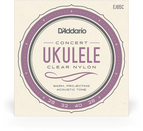 D'addario Jeu De 4 Cordes Ej65c Pro Arte Ukulele Custom Extruded Concert - Ukulelesnaren - Main picture