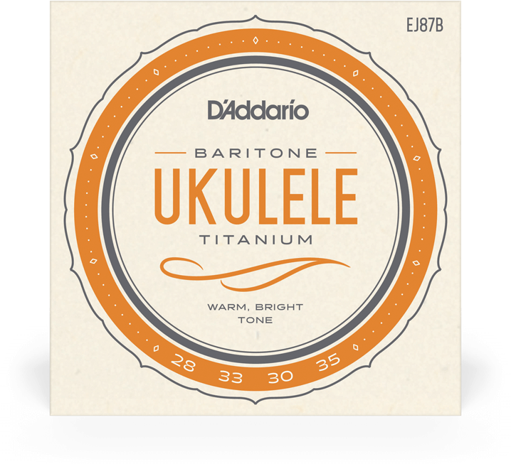 D'addario Ej87b UkulÉlÉ Baritone (4)  Pro-artÉ Titanium 028-035w - Ukulelesnaren - Main picture