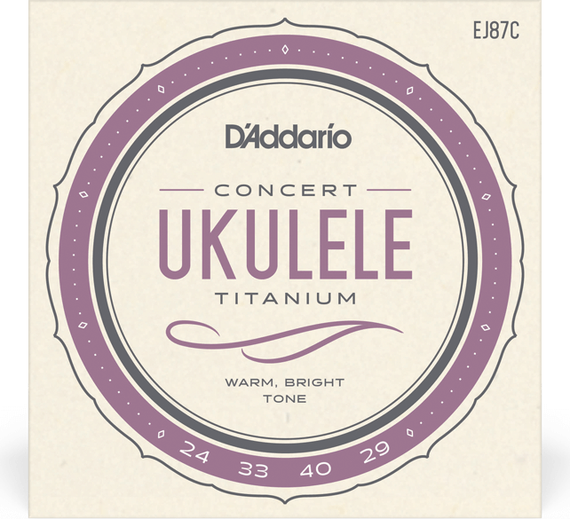 D'addario Ej87c UkulÉlÉ Concert (4)  Pro-artÉ Titanium 024-029 - Ukulelesnaren - Main picture