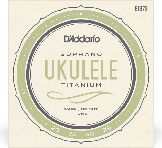 D'addario Ej87s UkulÉlÉ Soprano (4)  Pro-artÉ Titanium 028-029 - Ukulelesnaren - Main picture