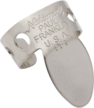 D'addario Np2-04pf Paul Franklin National Finger Picks, Nickel 4-pack - Plectrum - Main picture
