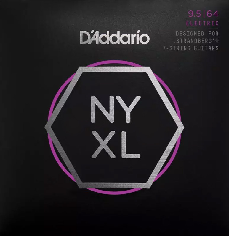 D'addario Jeu De 7 Cordes Nyxl09564sb Nickel Round Wound Strandberg Electric Guitar 7c 09-56 - Elektrische gitaarsnaren - Main picture