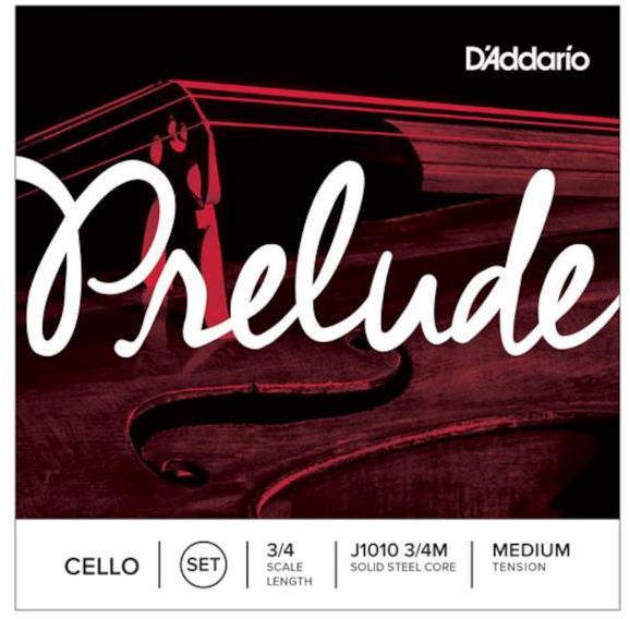 Cellosnaar D'addario Prelude J1010  3/4M Jeu De Cordes Pour Violoncelle 3/4 Medium