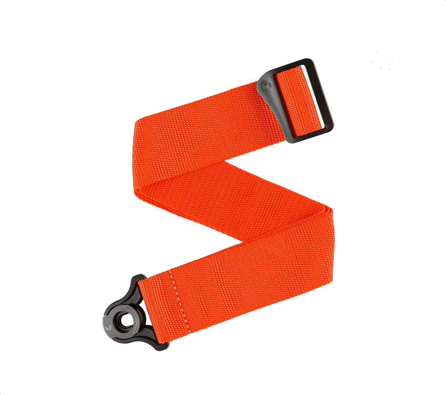 D'addario Sangle Auto Lock Pour Guitare, Orange - Gitaarriem - Main picture
