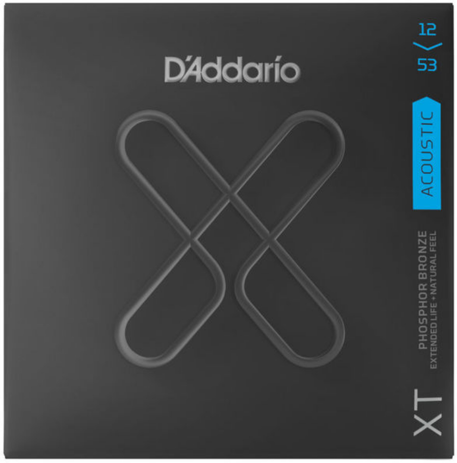 D'addario Xtapb1253 Phosphor Bronze Coated Acoustic Guitar 6c 12-53 - Westerngitaarsnaren - Main picture
