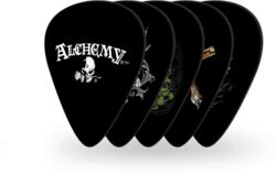 Plectrum D'addario 1CWH4-01AL Alchemy Picks Skull Collection