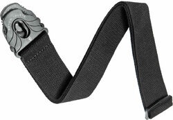 Gitaarriem D'addario 50CTPL00 Lock Woven Cotton Guitar Strap - Black