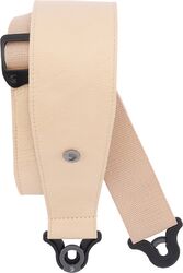 Gitaarriem D'addario Auto Lock Leather Guitar Strap Tan 7,6 cm