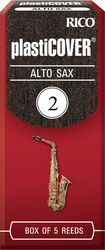 Saxofoon riet D'addario BOITE DE 5 ANCHES D'ADDARIO PLASTICOVER SAXOPHONE ALTO 2