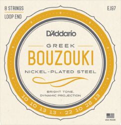 Bouzoukisnaren D'addario CDD EJ97 - Bouzouki Grec - 8-snarige set