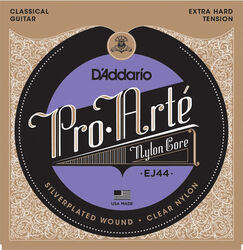 Nylonsnaren voor klassieke gitaar D'addario EJ44 Pro Arte  Classical Nylon Core - Snarenset