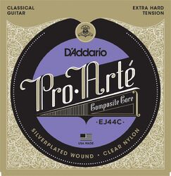 Nylonsnaren voor klassieke gitaar D'addario EJ44C Pro Arte Classical Composite Core - Snarenset