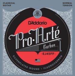 Nylonsnaren voor klassieke gitaar D'addario EJ45FF - Snarenset