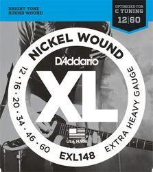 Elektrische gitaarsnaren D'addario EXL148 - Snarenset