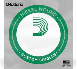 Westerngitaarsnaren  D'addario NW049 Electric (1) XL Nickel Wound 049 - Snaar per stuk