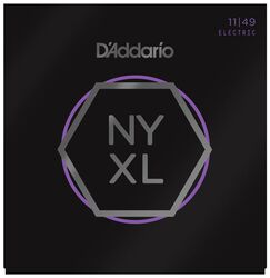 Elektrische gitaarsnaren D'addario NYXL1149 Nickel Electric Guitar 11-49 - Snarenset