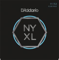 Elektrische gitaarsnaren D'addario NYXL1152 Nickel Electric Guitar, 11-52 - Snarenset