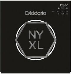 Elektrische gitaarsnaren D'addario NYXL1254 Nickel Wound Electric Guitar, Extra Heavy, 12-54 - Snarenset