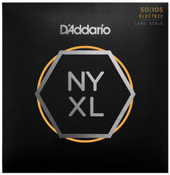 Elektrische bassnaren D'addario NYXL50105 Bass Long Scale 50-105 - Set van 4 snaren