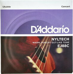 Nyltech Ukulele Concert 24-26 EJ88C - snarenset
