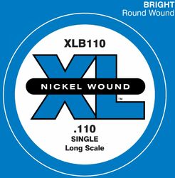 Elektrische bassnaren D'addario XLB110 Bass (1) XL Nickel Wound 110 Long Scale - Snaar per stuk