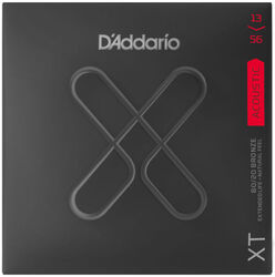 Westerngitaarsnaren D'addario XTABR1356 Acoustic Guitar 6-String Set 80/20 Bronze 13-56 - Snarenset