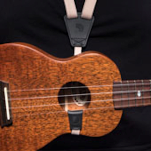 D'addario Eco-comfort Ukulele Strap Sand - Toebehoren voor andere snaarinstrumenten - Variation 1