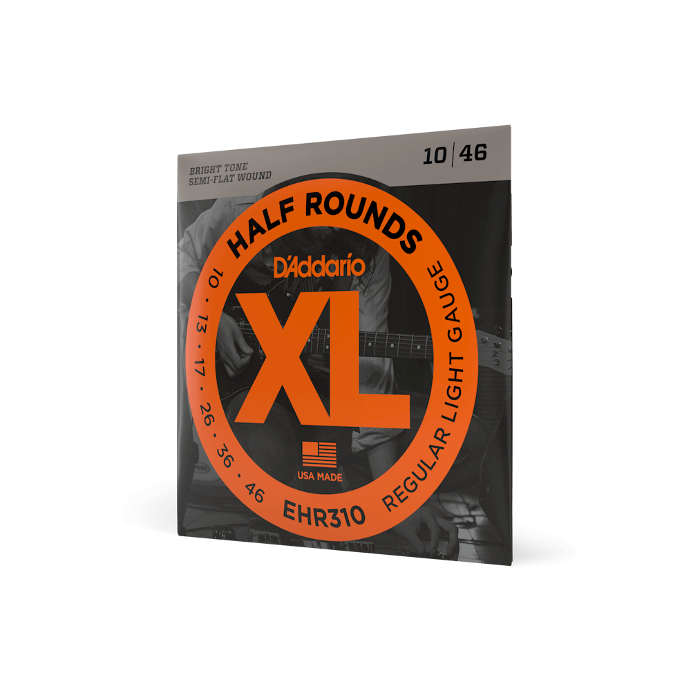 D'addario Ehr310 Electric Half Rounds Regular Light 10-46 - Elektrische gitaarsnaren - Variation 1